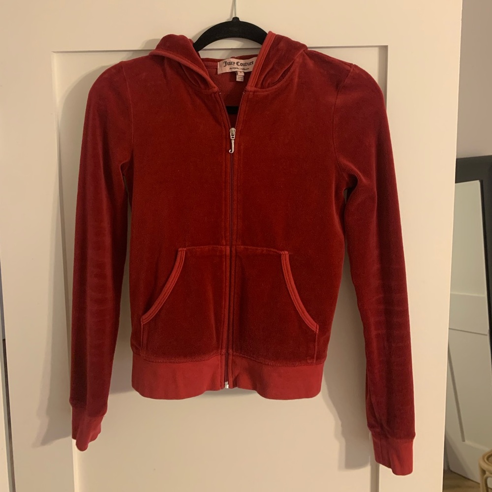 Juicy Couture velour tracksuit top Y2K